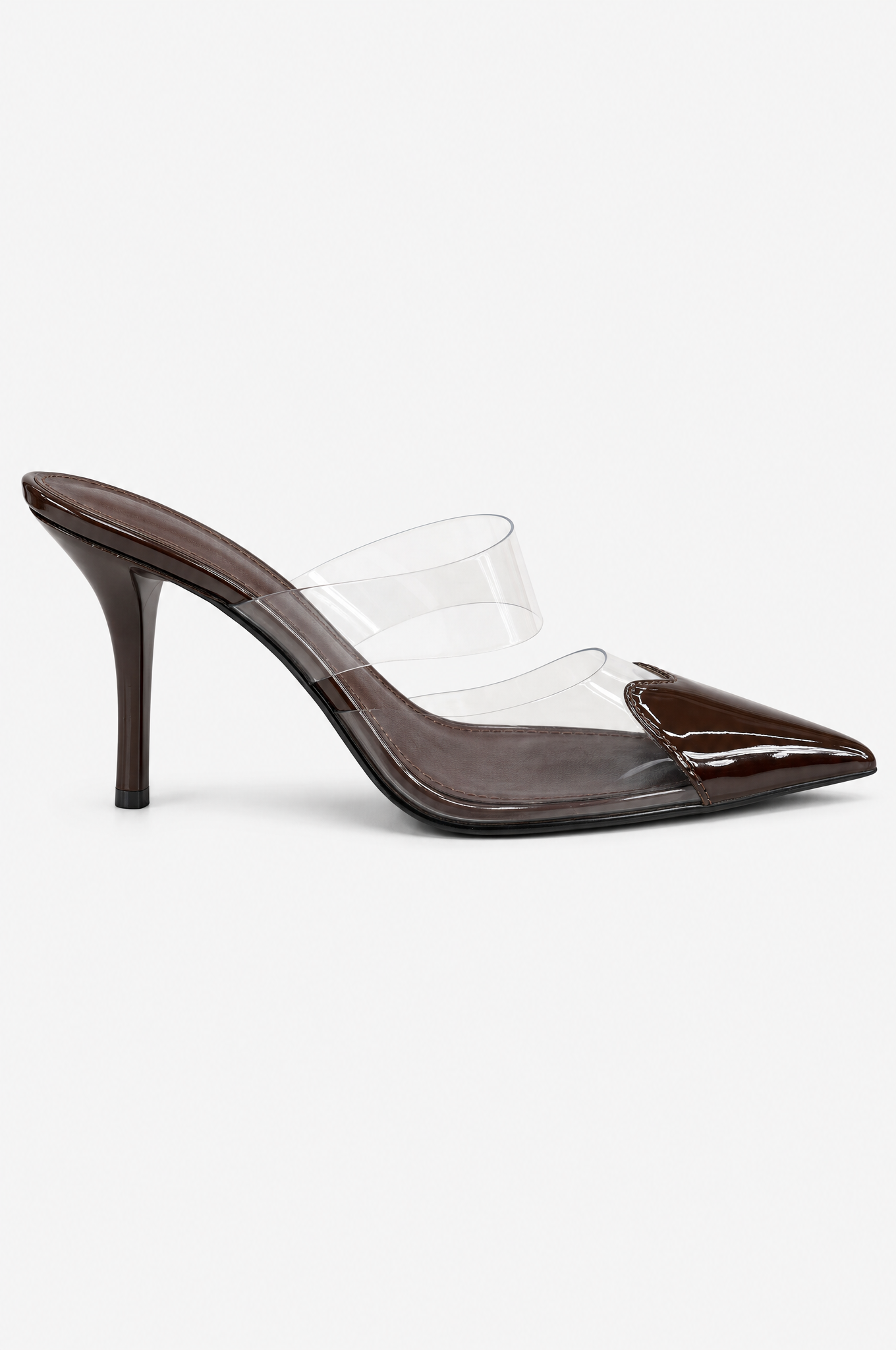 Brown stiletto heels