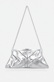 Silver večernja torbica