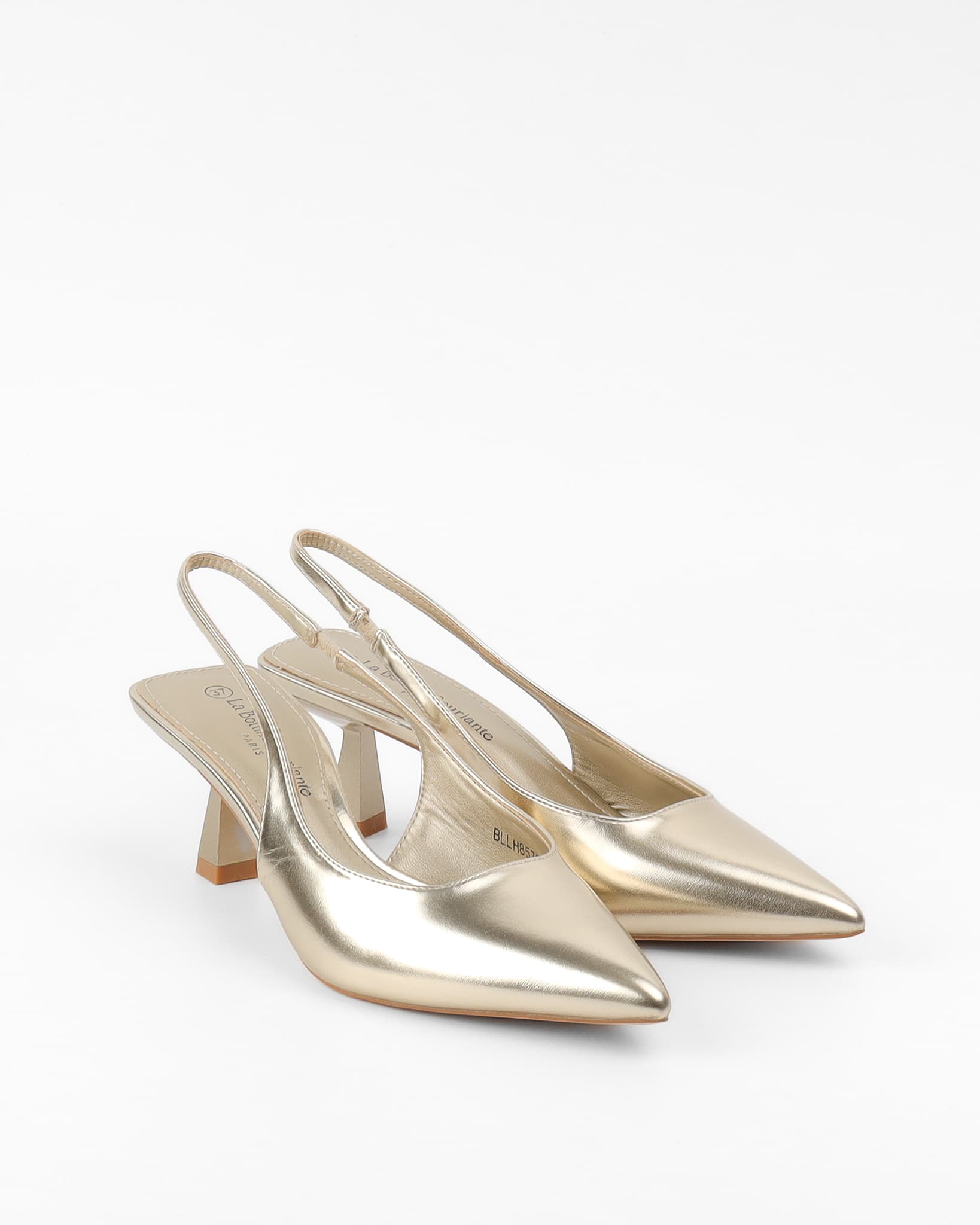 Gold thin-heeled stilettos DESCRIPTION!!