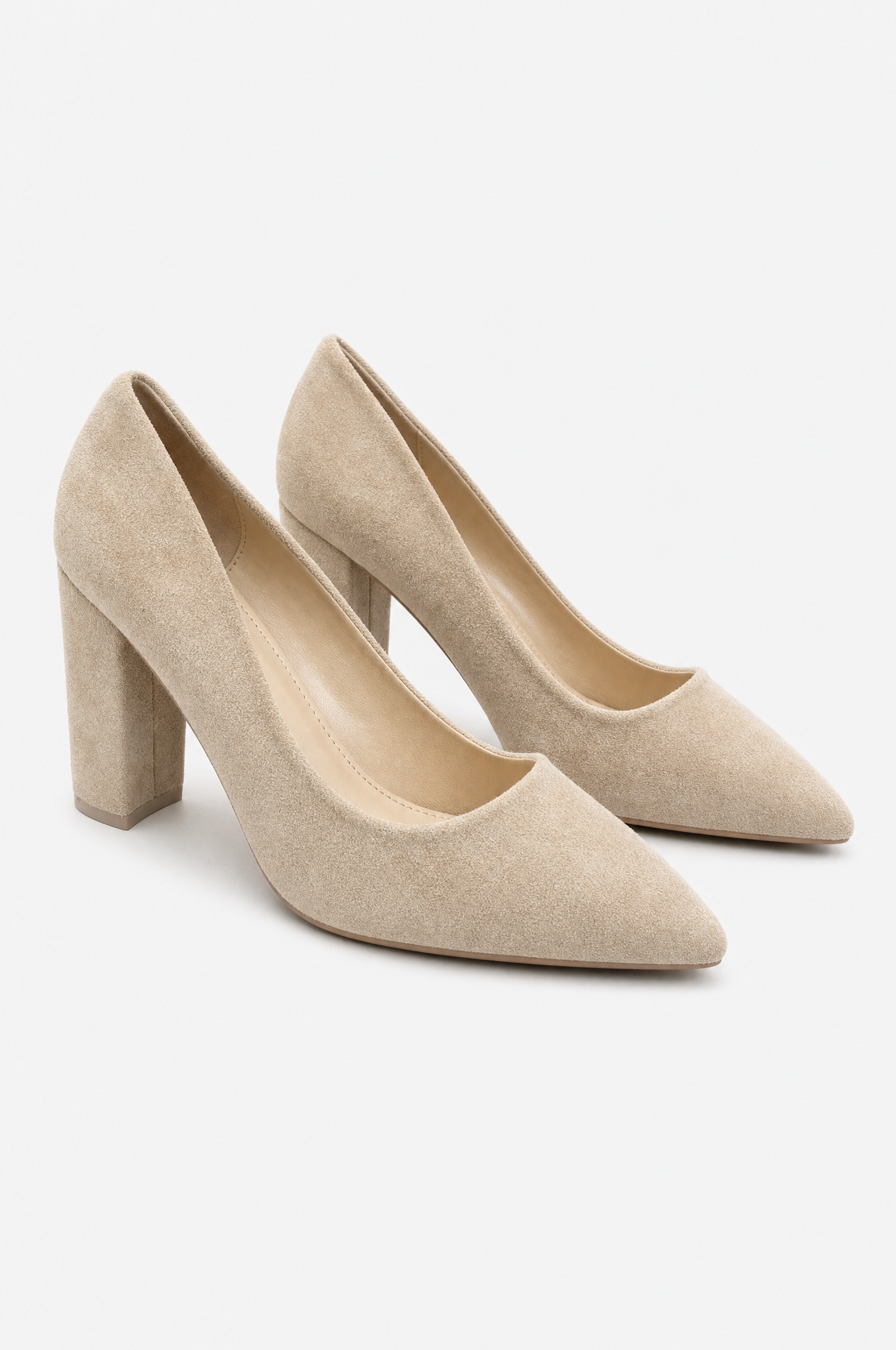 Beige stilettos
