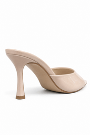 Nude stiletto sandals