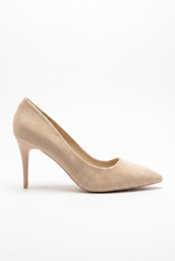 Black flats with a thin heel