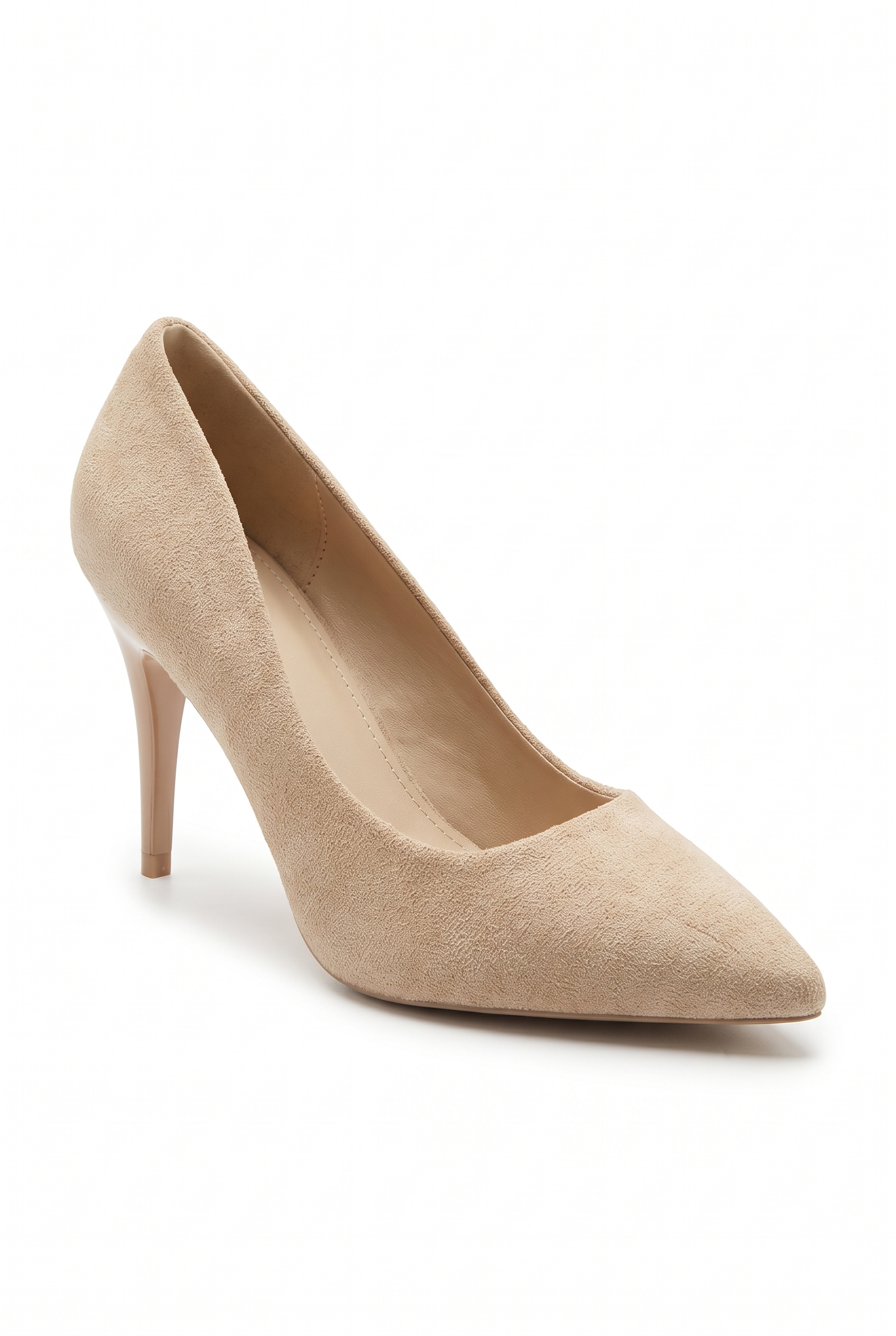 Black flats with a thin heel