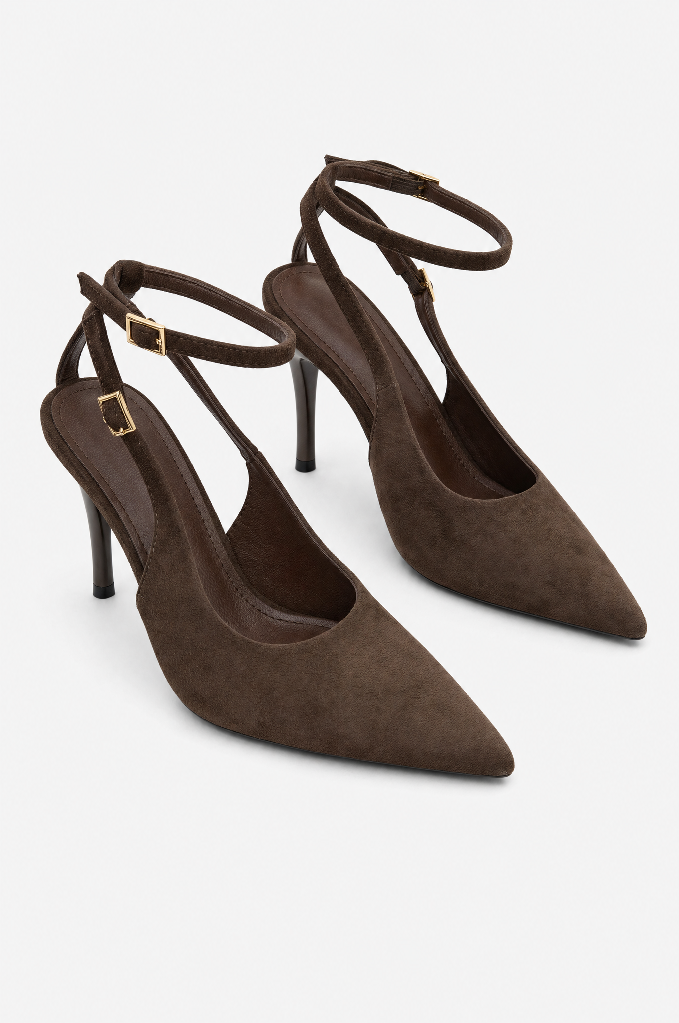 Brown stilettos