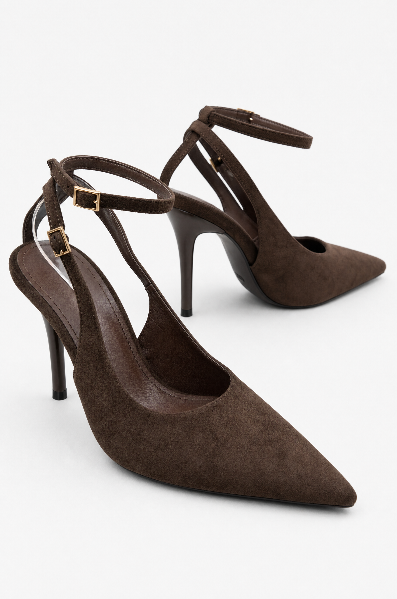 Brown stilettos